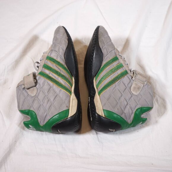 Adidas Goodyear Quilt Racing Shoes Green Men’s Size 8.5 2004 Vintage RARE